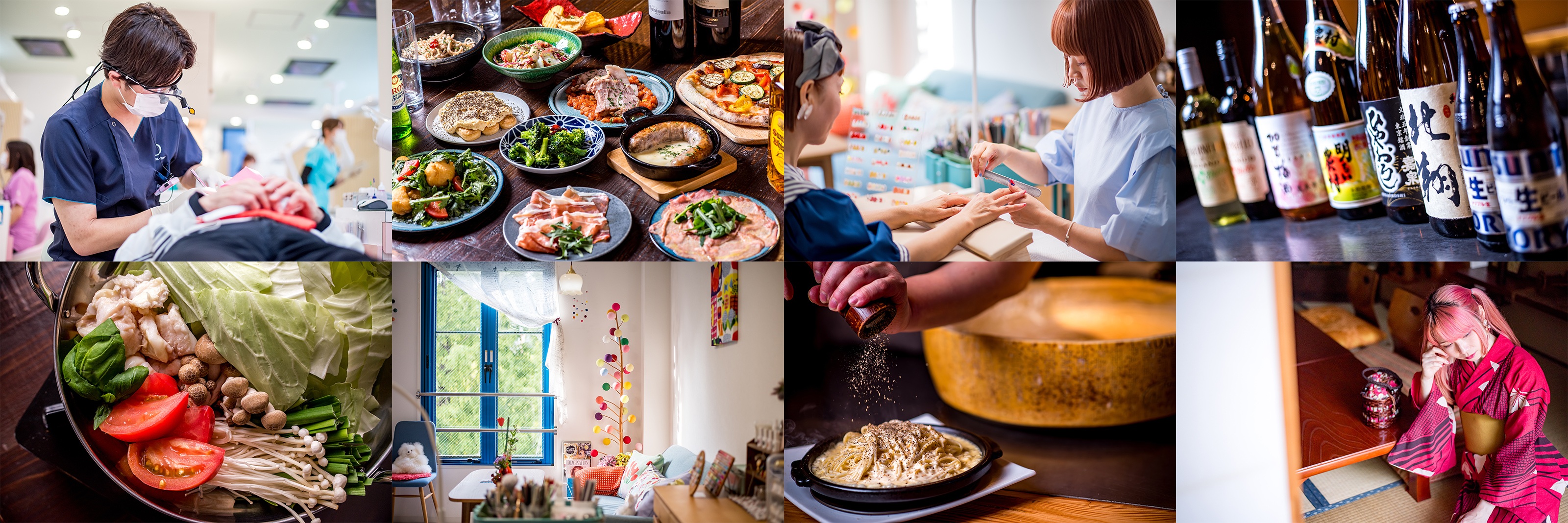 店舗ホームページ用の宣材写真撮影の様子